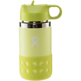 Hydro Flask 12 OZ KIDS WIDE MOUTH STRAW LID & BOOT Isolierflasche Kinder honeydew