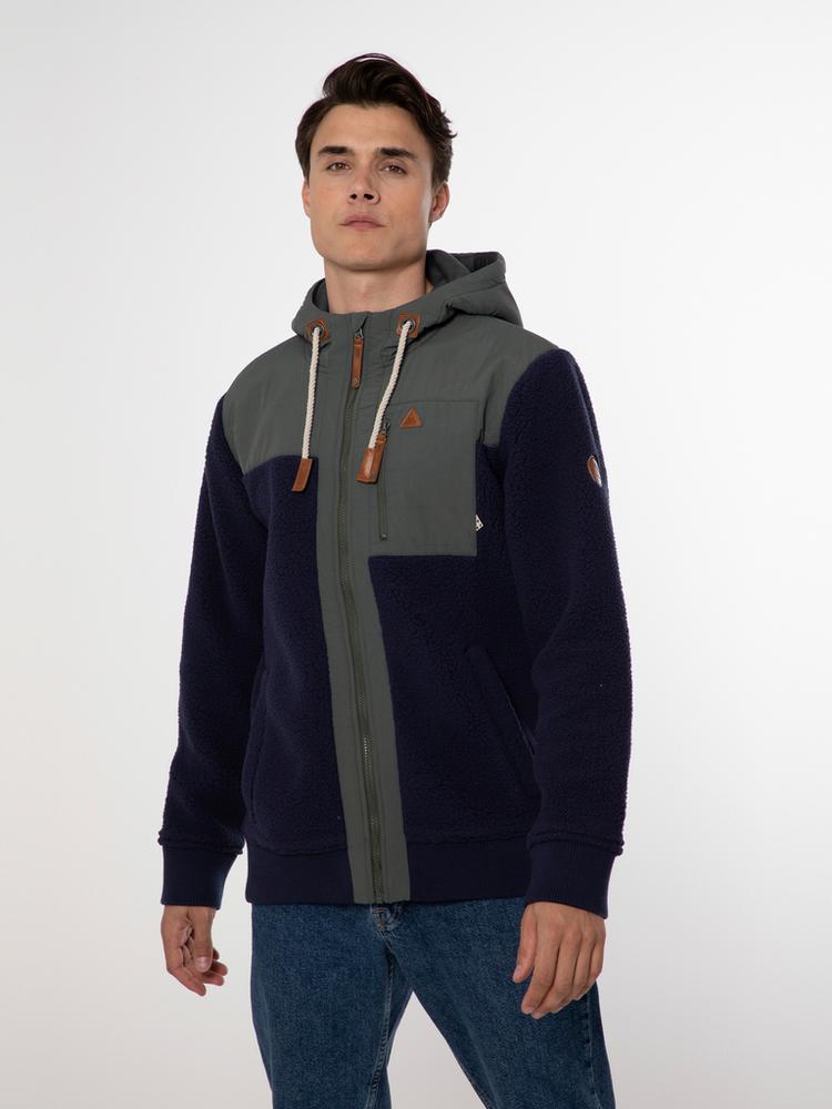 Protest Protest NXG MENDOS Fleecejacke Herren - deep ocean - 0 | SportScheck