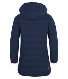 Rückansicht von Trollkids Stavanger Winterjacke Kinder Marineblau / Pink