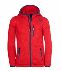 Trollkids Jondalen XT Fleecejacke Kinder Rot/Delphinblau