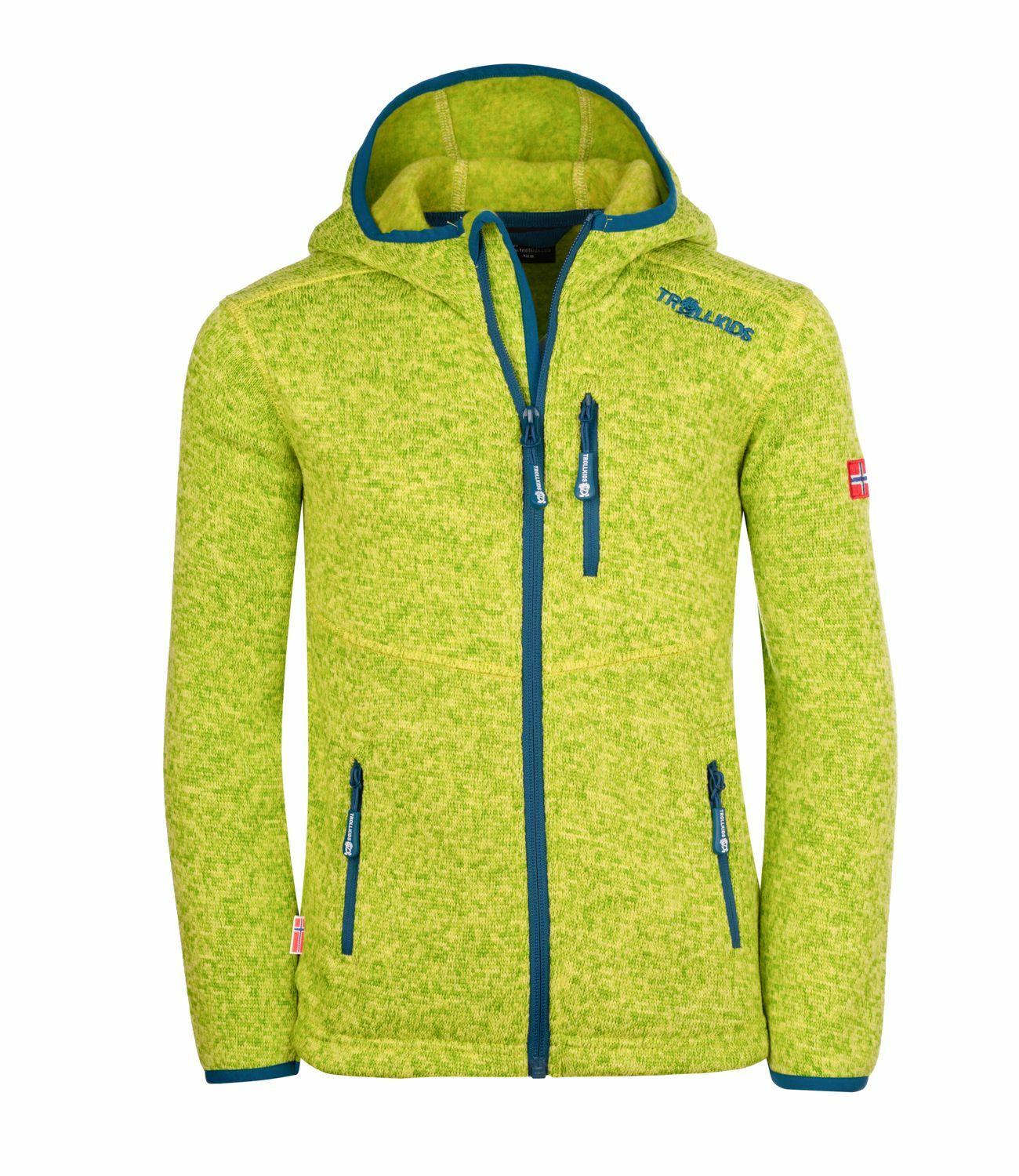 Trollkids Jondalen XT Fleecejacke Mädchen Blattgrün/Koralle im Online