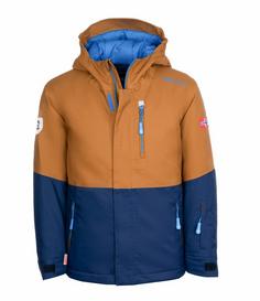 Trollkids Hallingdal Winterjacke Kinder Bronze/Marineblau