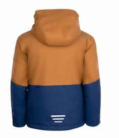 Rückansicht von Trollkids Hallingdal Winterjacke Kinder Bronze/Marineblau