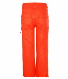 Rückansicht von Trollkids Hallingdal Skihose Kinder Orange