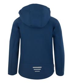 Rückansicht von Trollkids Oslofjord Softshelljacke Kinder Marineblau/Weiß