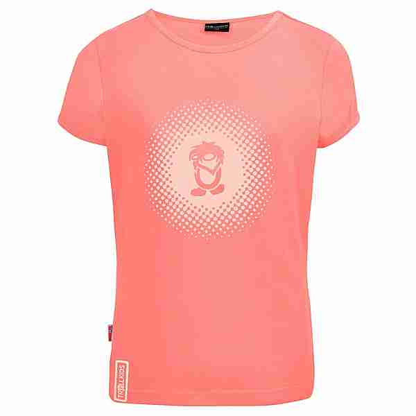 Trollkids Logo T-Shirt Kinder Rosa