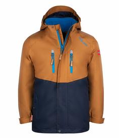 Trollkids Bryggen Doppeljacke Kinder Bronze/Marineblau