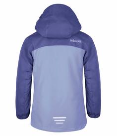 Rückansicht von Trollkids Bryggen Doppeljacke Kinder Dunkellila/Lavender