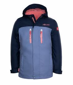 Trollkids Bryggen Doppeljacke Kinder Marine/Staub-Blau