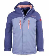 Trollkids Nusfjord Regenjacke Kinder - Dunkellila