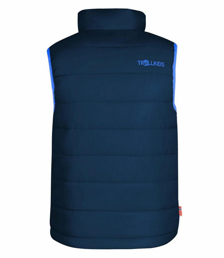 Trollkids Trollkids Trondheim Outdoorweste Kinder - Marineblau/Mittelblau - 0 | SportScheck