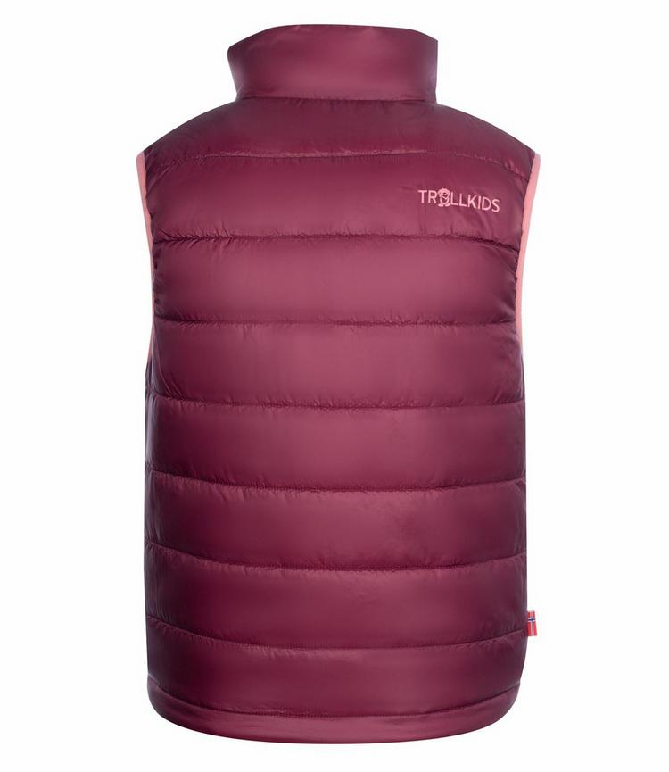 Trollkids Trollkids Trondheim Outdoorweste Kinder - Kastanienrot/Antikrosa - 0 | SportScheck