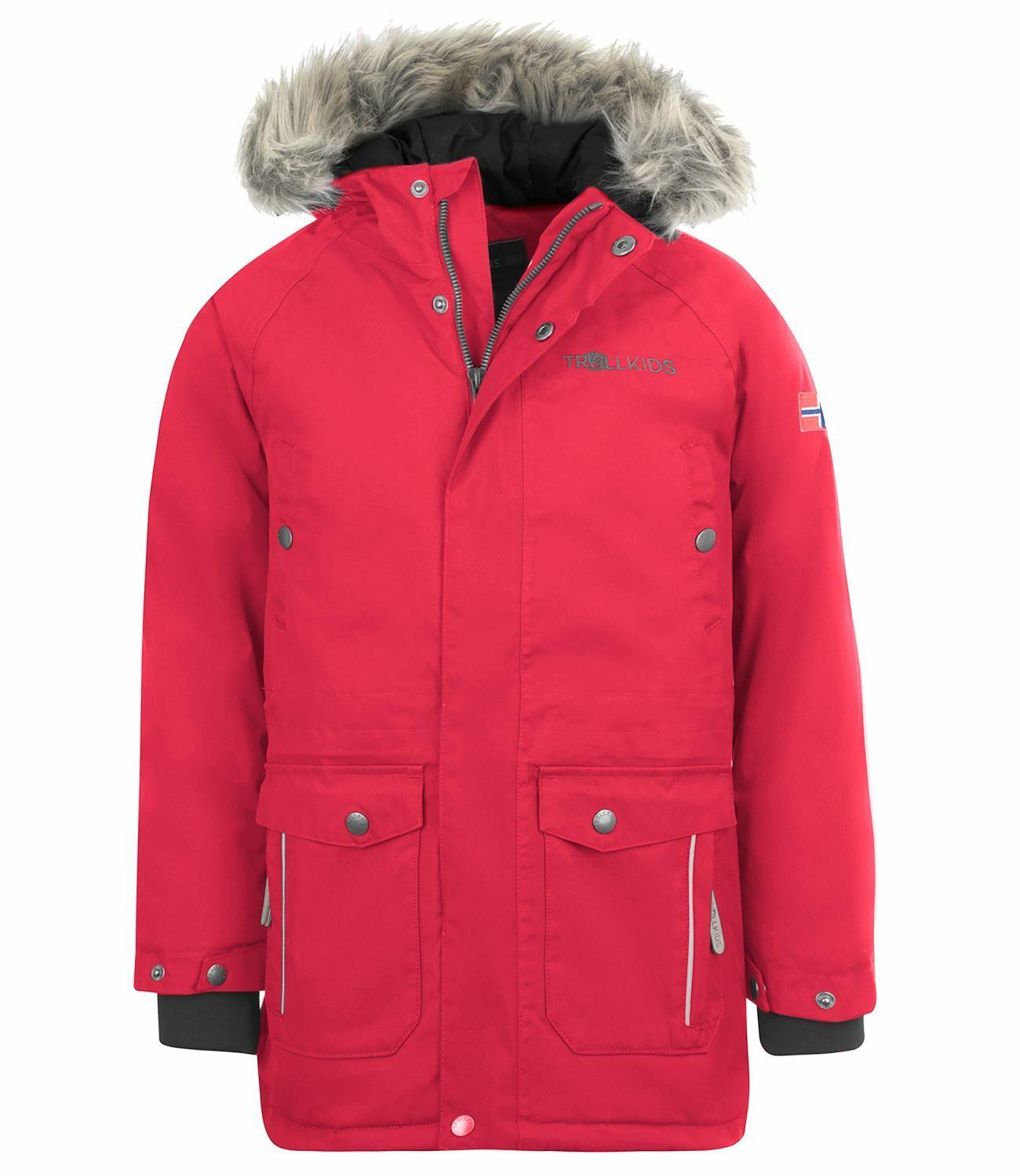 Trollkids Nordkapp Winterjacke Kinder - Hellrot