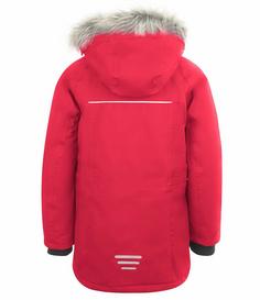 Rückansicht von Trollkids Nordkapp Winterjacke Kinder Hellrot