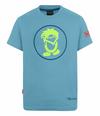 Trollkids Troll T T-Shirt Kinder - Delphinblau/Lime