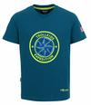 Trollkids Windrose T T-Shirt Kinder - Petrolgr&uuml;n/Lime