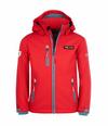 Trollkids Preikestolen Softshelljacke Kinder - Rot/Delphinblau