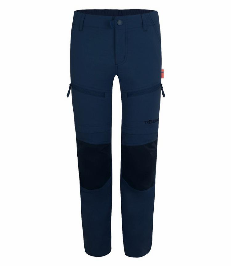 Trollkids Trollkids Nordfjord Trekkinghose Kinder - Marineblau / Orange - 0 | SportScheck