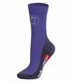 Trollkids Trekking Mid Cut Socken Kinder - Dunkellila