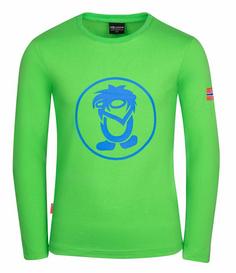 Trollkids Troll Longshirt Kinder Hellgrün/Blau