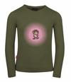 Trollkids Pointillism Longshirt M&auml;dchen - Oliv/Antik-Rosa