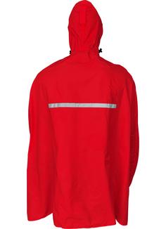 Rückansicht von PRO-X-elements PASO Poncho ROT