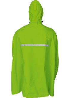 Rückansicht von PRO-X-elements PASO Poncho Neongrün