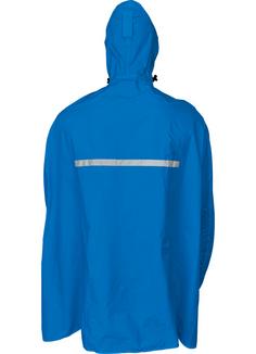 Rückansicht von PRO-X-elements PASOFINO Poncho Royal-Blau