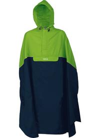 PRO-X elements TRENTO Poncho - Neongr&uuml;n/Marine