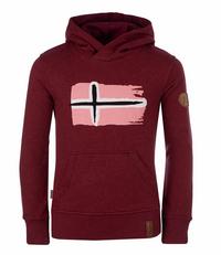 Trollkids Trondheim Hoodie Kinder - Kastanienbraun