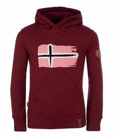 Trollkids Trondheim Hoodie Kinder Kastanienbraun