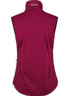 Rückansicht von PRO-X-elements SINA Softshelljacke Damen berry