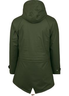 Rückansicht von PRO-X-elements KIRA Regenjacke Damen dark green