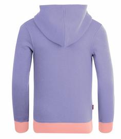 Rückansicht von Trollkids Troll Hoodie Kinder Lavender/Aprikose