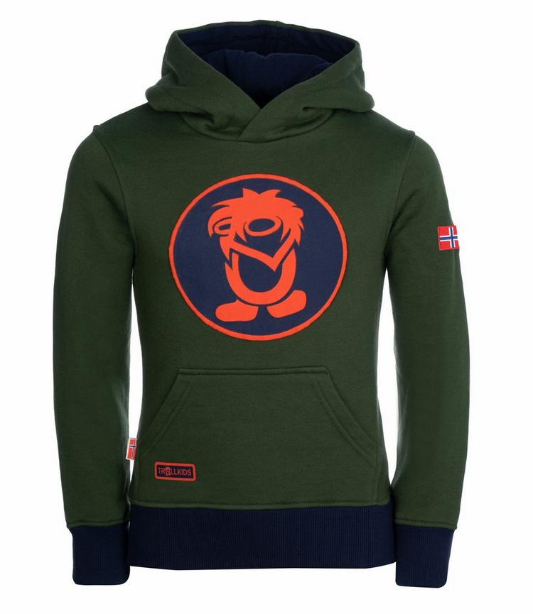 Trollkids Trollkids Troll Hoodie Kinder - Waldgr&uuml;n/Marineblau - 0 | SportScheck