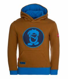 Trollkids Troll Hoodie Kinder Bronze/Azurblau/Marine