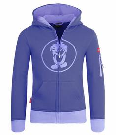 Trollkids Sortland Hoodie Kinder Dunkellila/Lavender