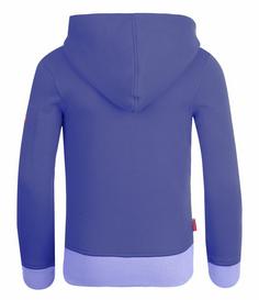 Rückansicht von Trollkids Sortland Hoodie Kinder Dunkellila/Lavender