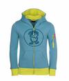Trollkids Sortland Hoodie Kinder - Delphinblau/Lime