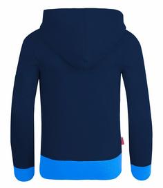 Rückansicht von Trollkids Sortland Hoodie Kinder Marine/Mittelblau