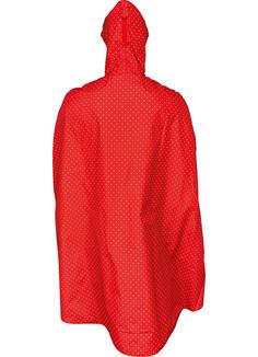 Rückansicht von PRO-X-elements ALENA Poncho Damen ROT