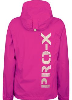 Rückansicht von PRO-X-elements LADY FLASH Funktionsjacke Damen Neon Pink