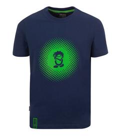 Trollkids Pointillism T-Shirt Kinder Marineblau / Vipergrün
