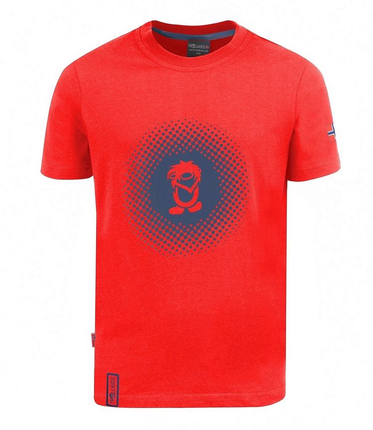 Trollkids Trollkids Pointillism T-Shirt Kinder - Rot / Marineblau - 0 | SportScheck