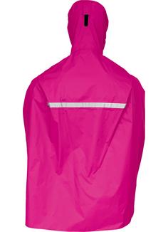 Rückansicht von PRO-X-elements PASINO Poncho Kinder Neon Pink