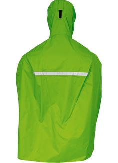 Rückansicht von PRO-X-elements PASINO Poncho Kinder Neongrün