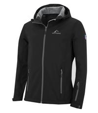 Westfjord Eldfjall Softshelljacke Herren - Schwarz / Grau