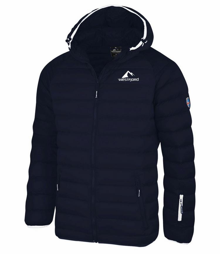 Westfjord Westfjord Snaefell Daunenjacke Herren - Marineblau/Wei&szlig; - 0 | SportScheck