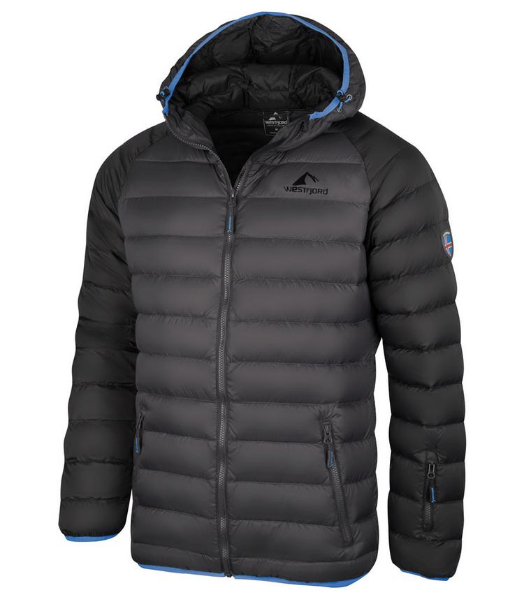 Westfjord Westfjord Snaefell Daunenjacke Herren - Schwarz / Antrazit / Blau - 0 | SportScheck