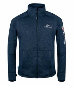 Westfjord Katla Fleecejacke Herren Marineblau/Weiß